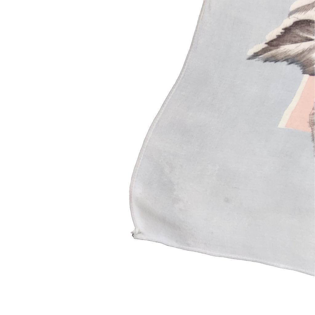 Vintage Floral Silk Scarf