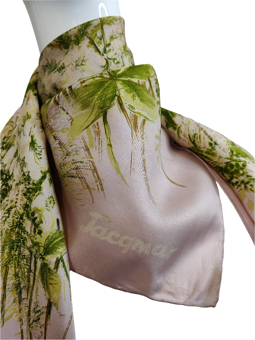 Vintage Jacqmar Silk Scarf