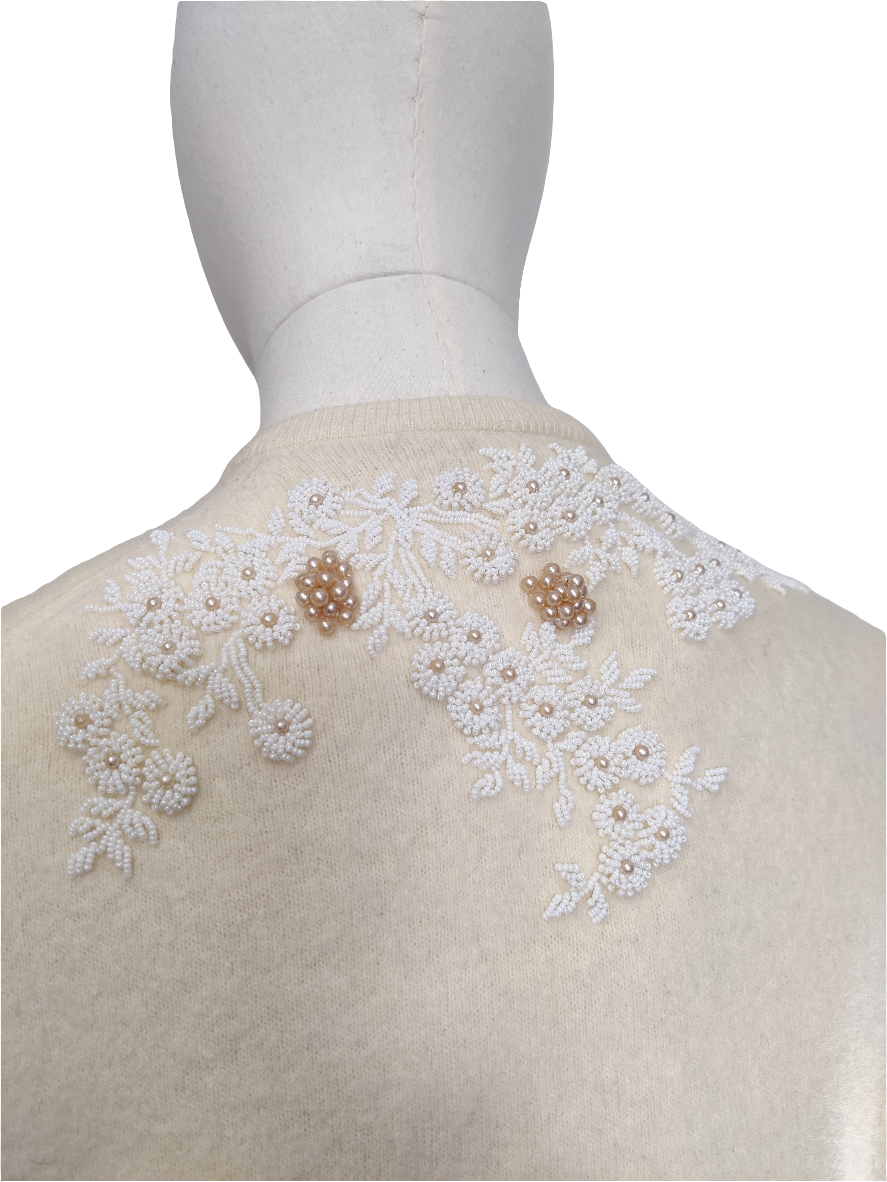 Beaded 1960s Cardigan