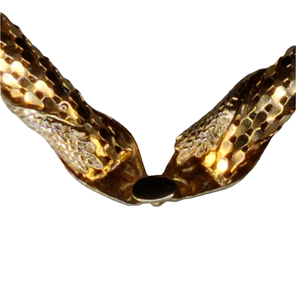 Vintage Snake Heads Necklace