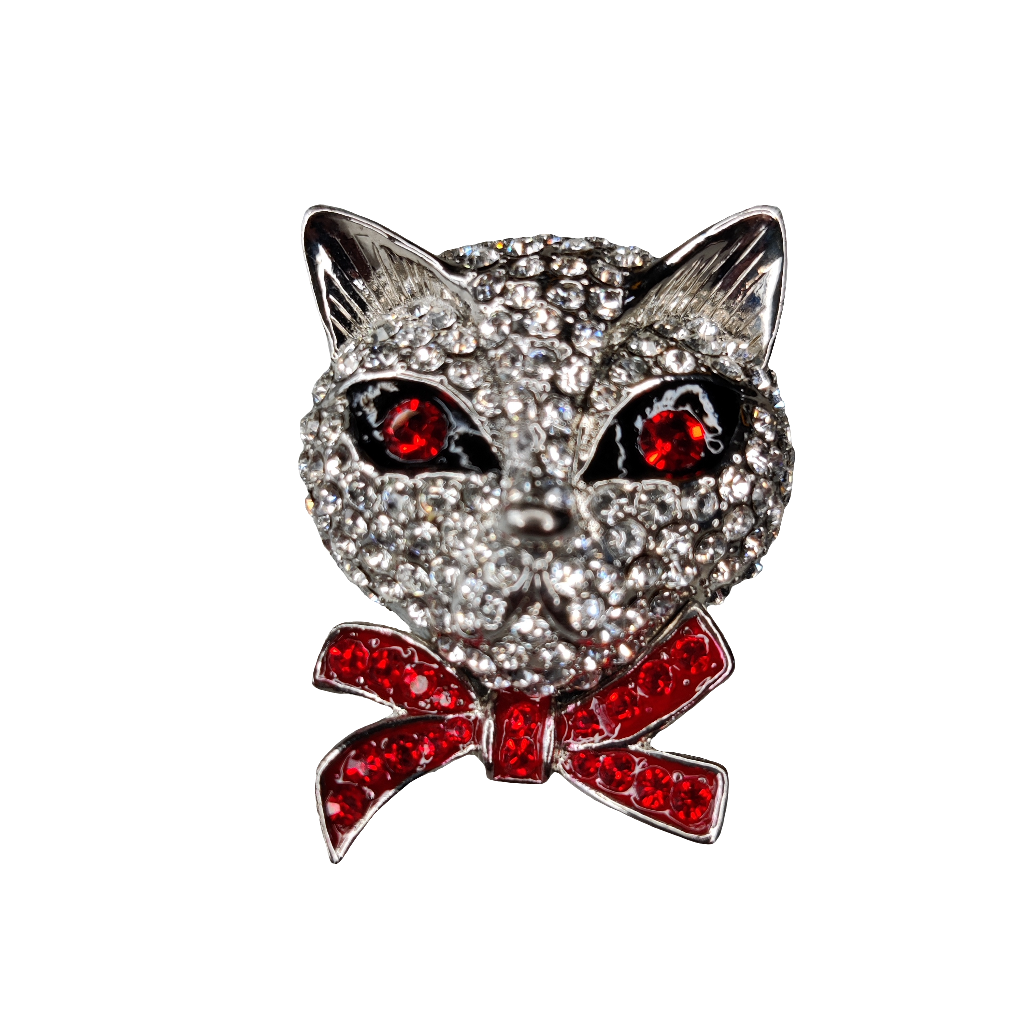 Butler & Wilson Cat Brooch