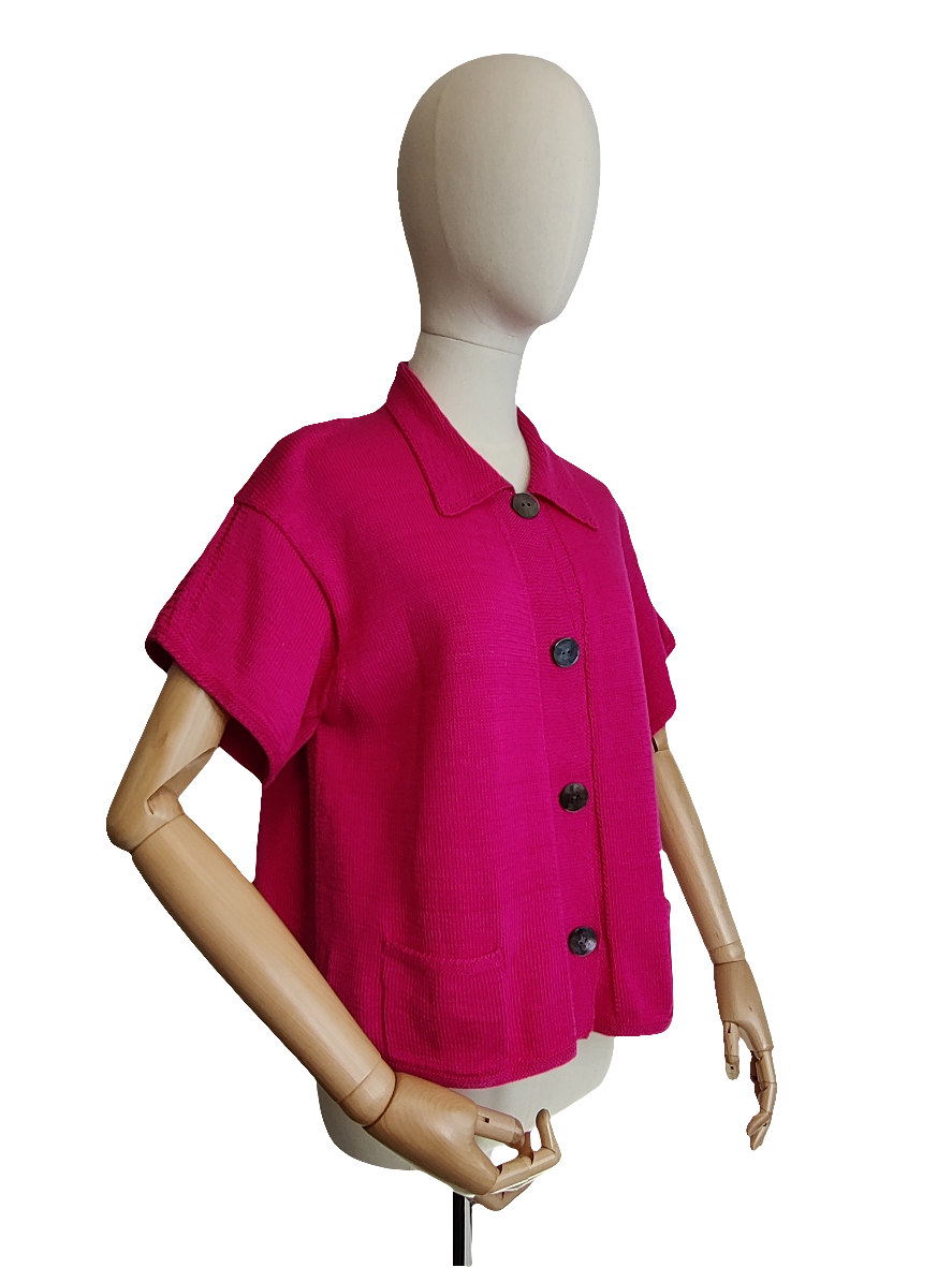 Marion Foale Fuschia Pink Knit