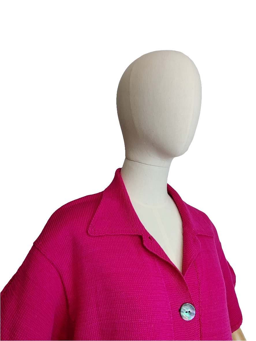 Marion Foale Fuschia Pink Knit