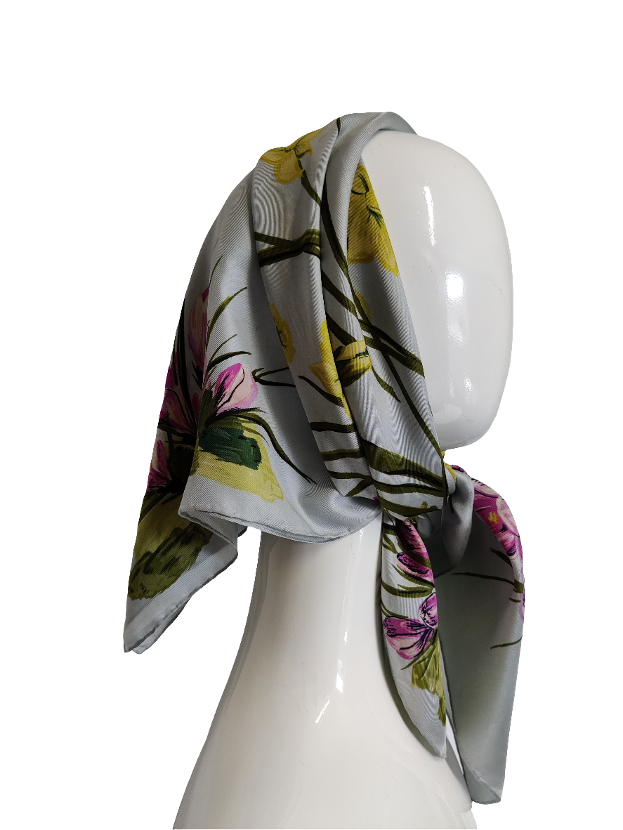 Jacqmar Vintage Floral Scarf