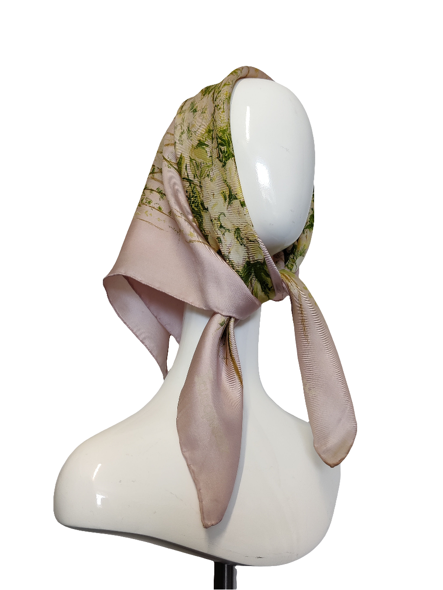 Vintage Jacqmar Silk Scarf