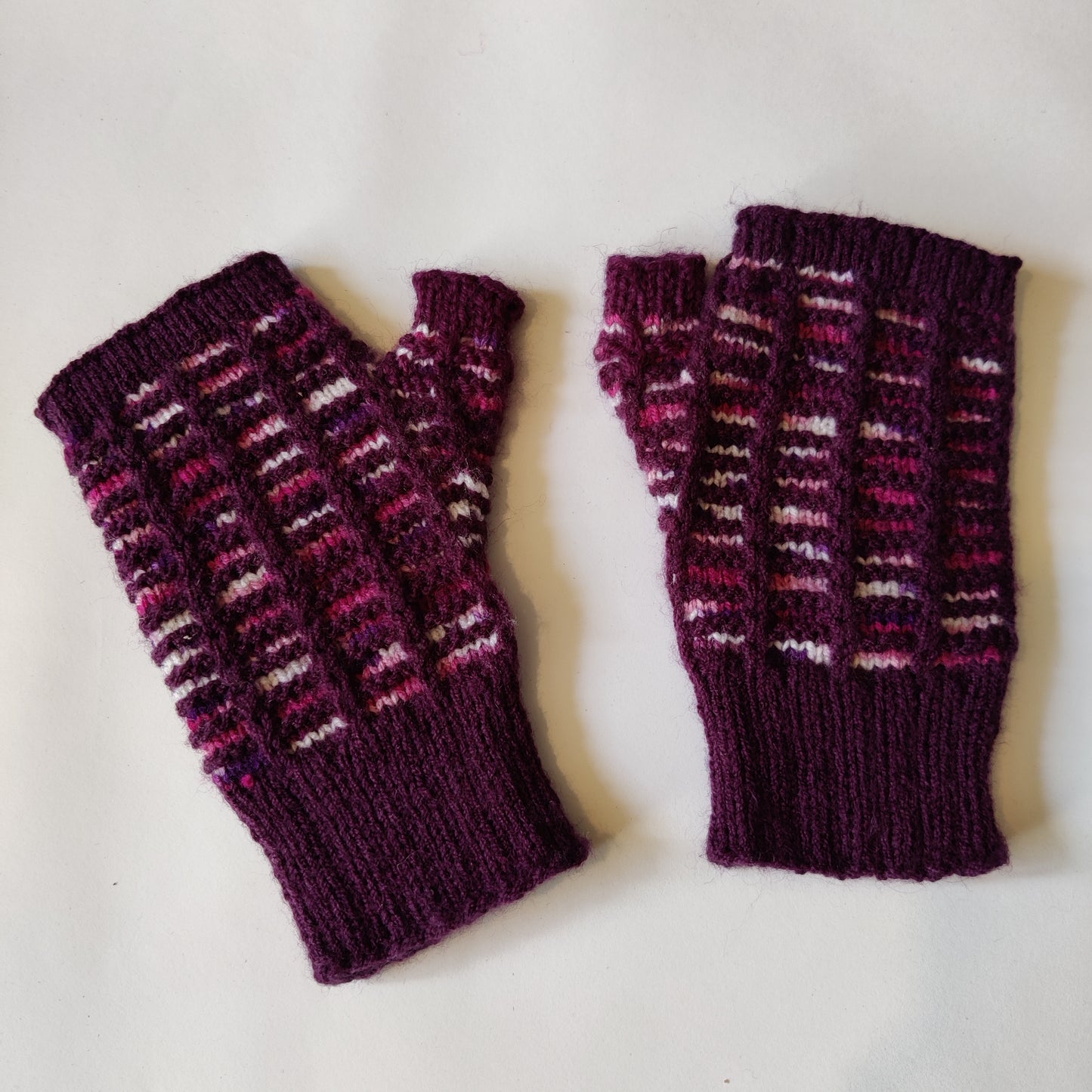 Hand-knitted Fingerless Gloves