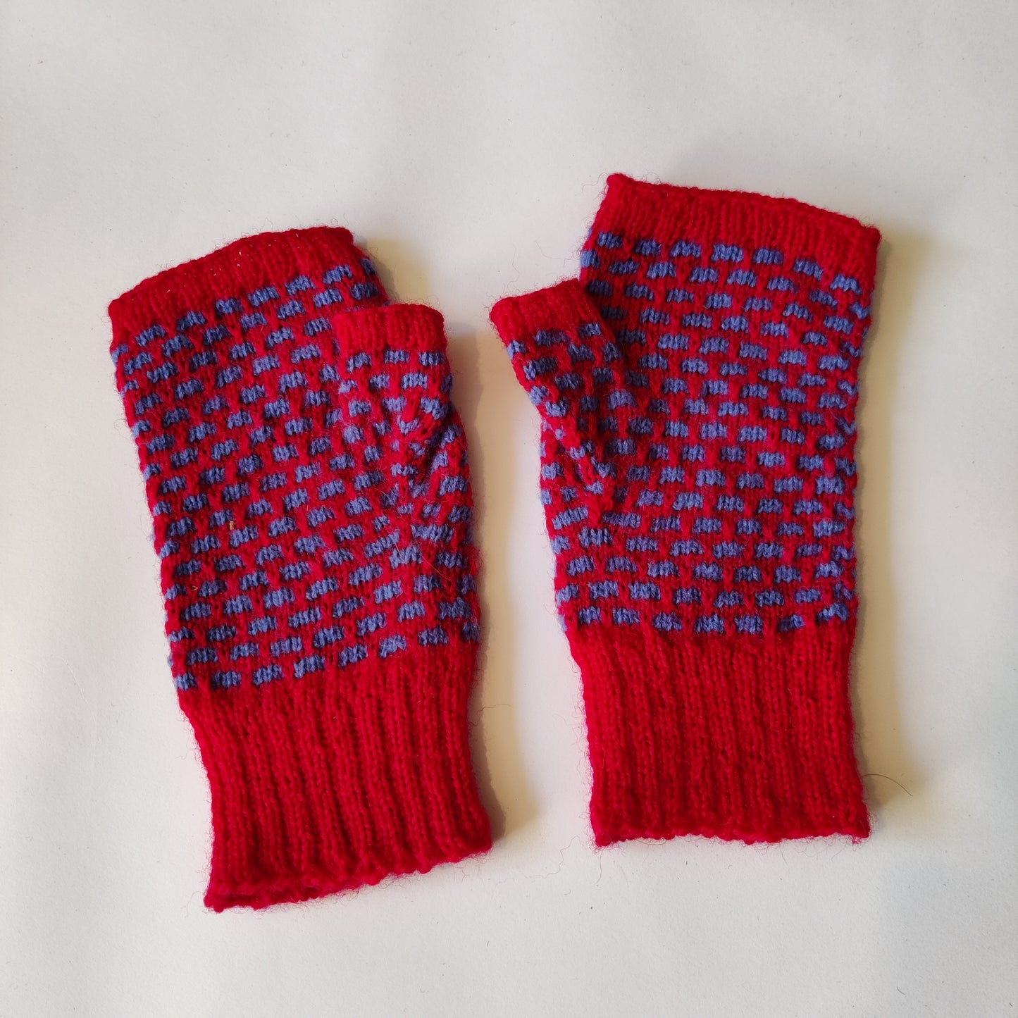 Hand-knitted Fingerless Gloves