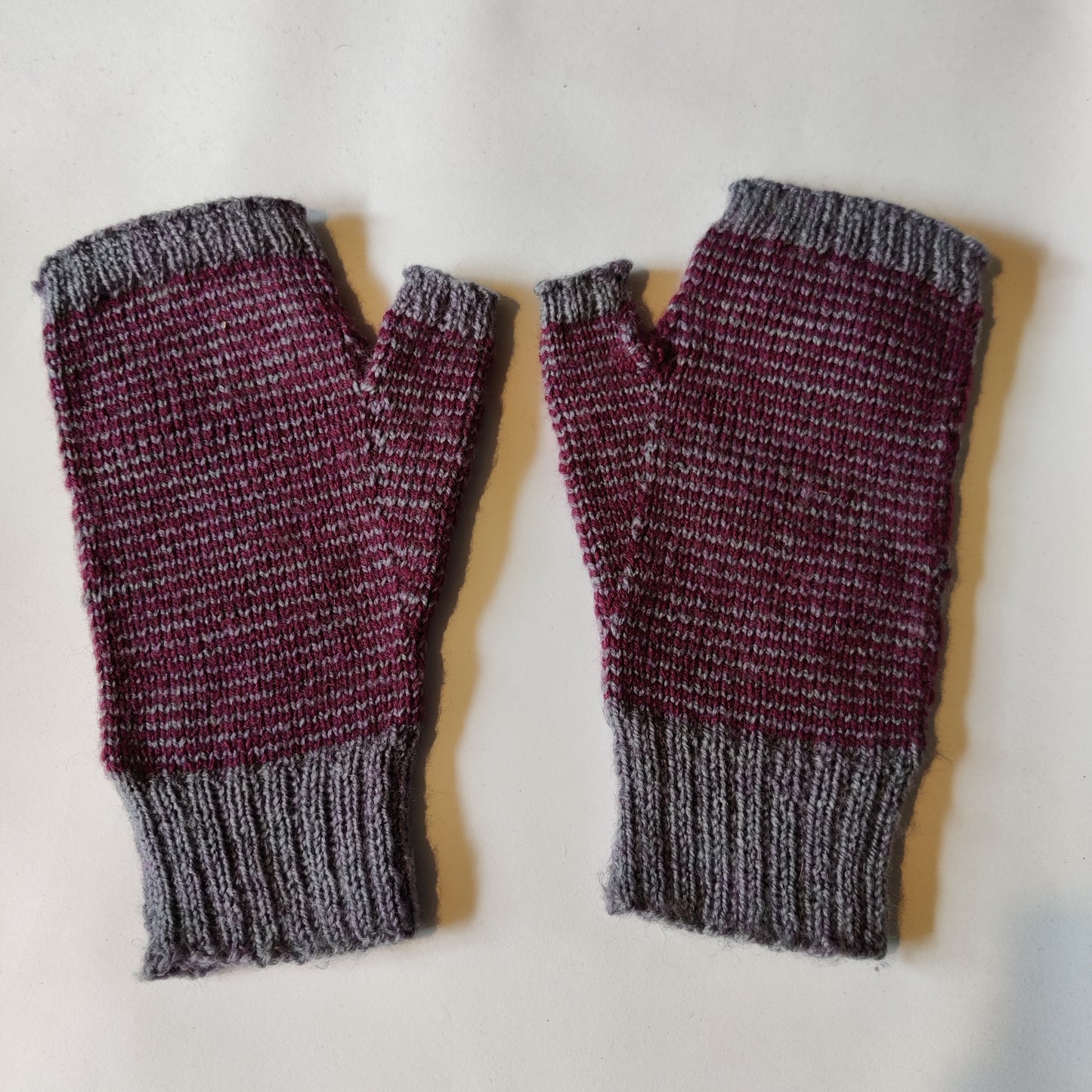 Hand-knitted Fingerless Gloves