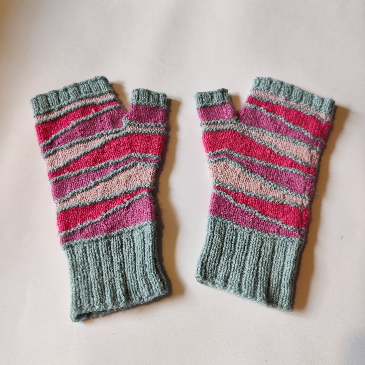 Hand-knitted Fingerless Gloves