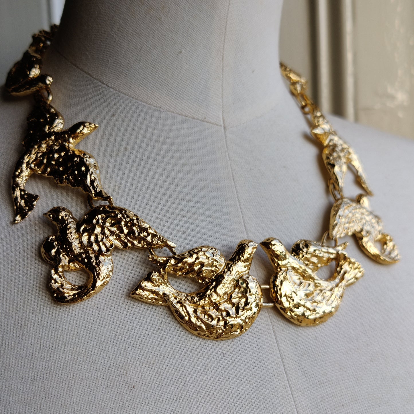 Vintage Ysl 1980s 'Braque Collection' Necklace