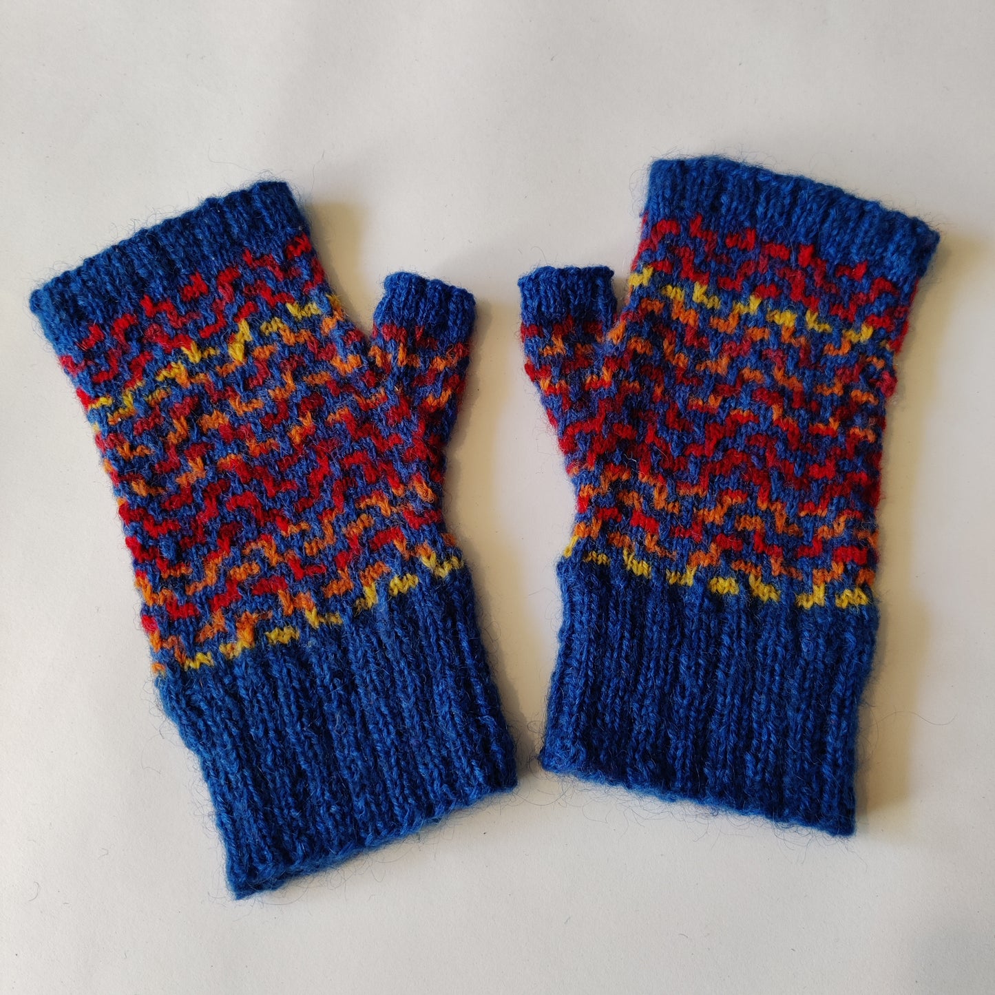 Hand-knitted Fingerless Gloves
