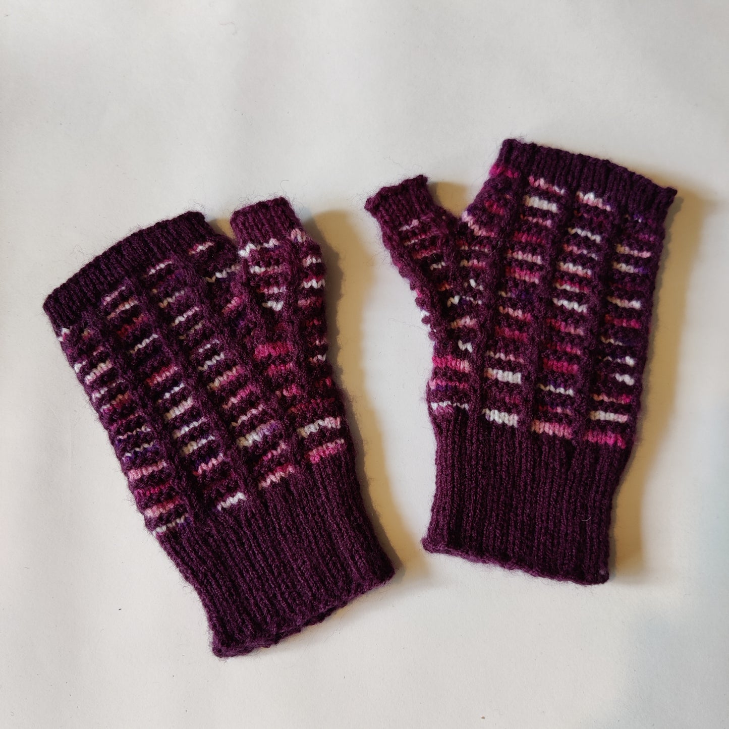 Hand-knitted Fingerless Gloves