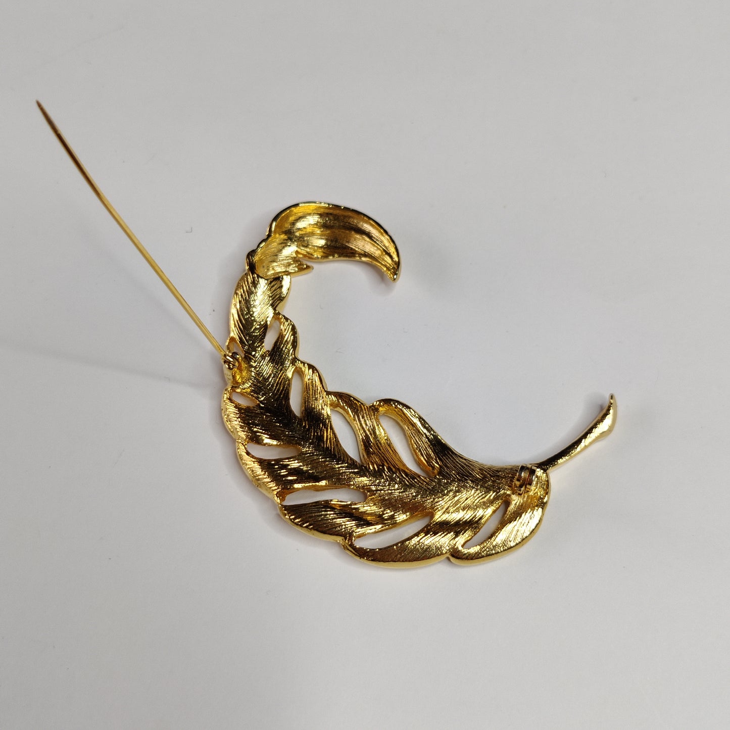 1960s Leaf Brooch