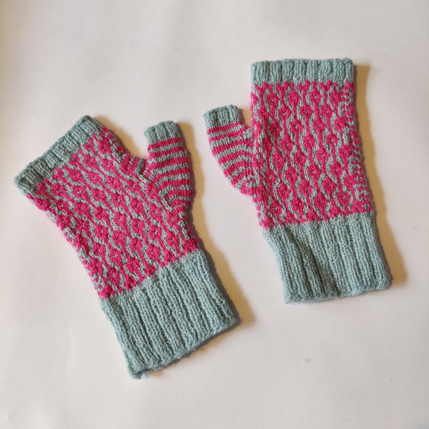 Hand-knitted Fingerless Gloves