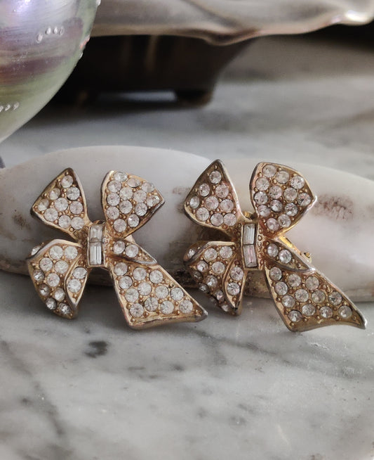 Vintage Butler & Wilson Bow Earrings