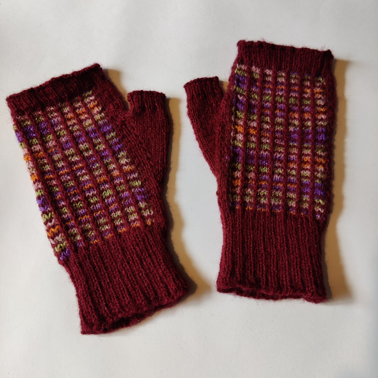 Hand-knitted Fingerless Gloves