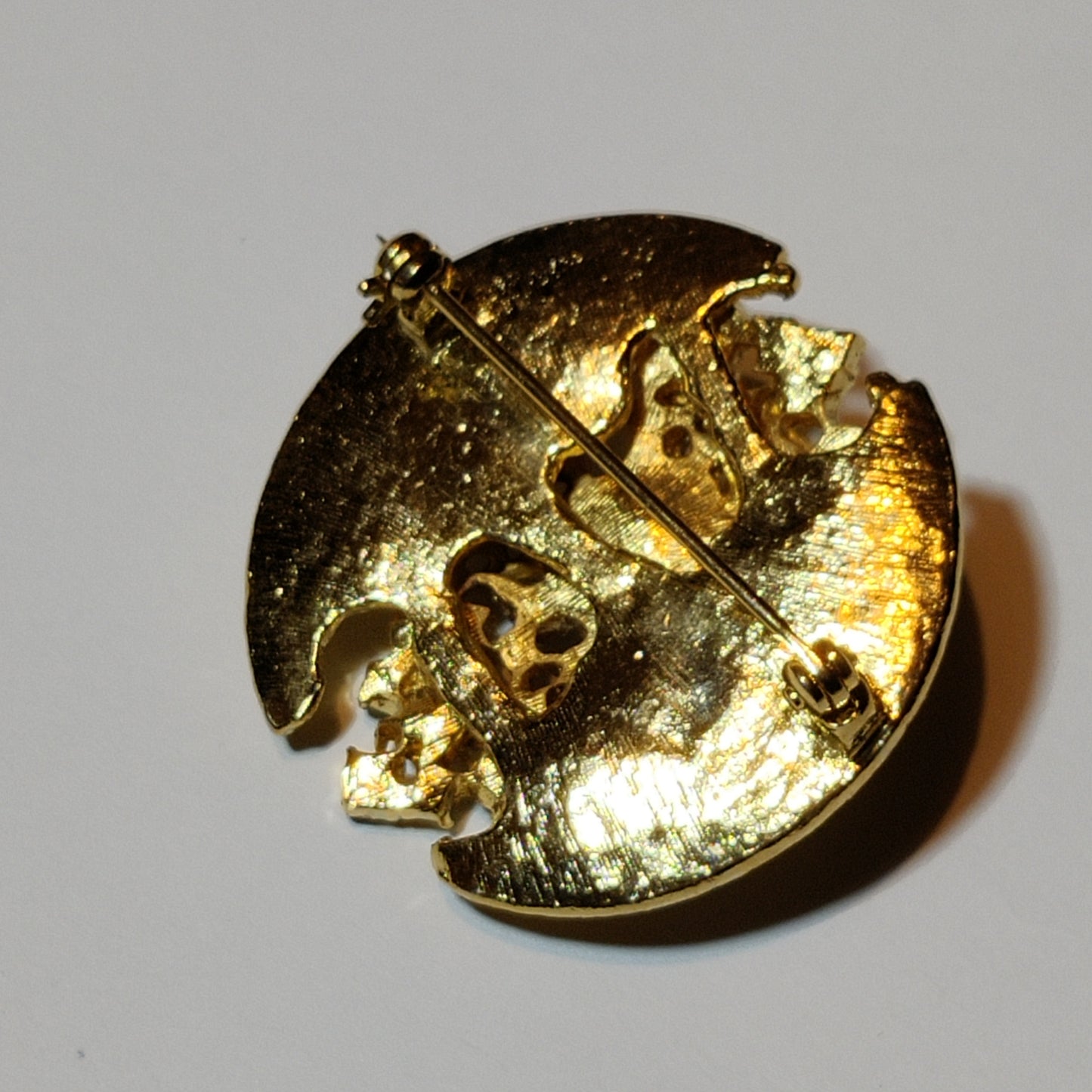 Vintage Pastel/Gold Brooch