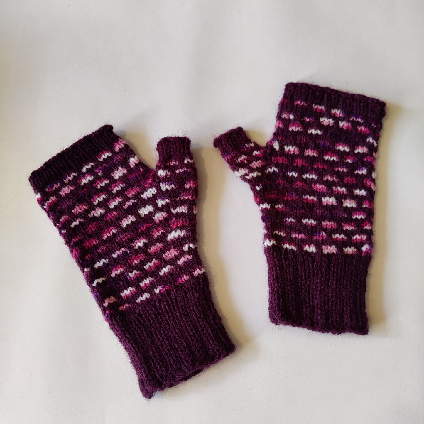 Hand-knitted Fingerless Gloves