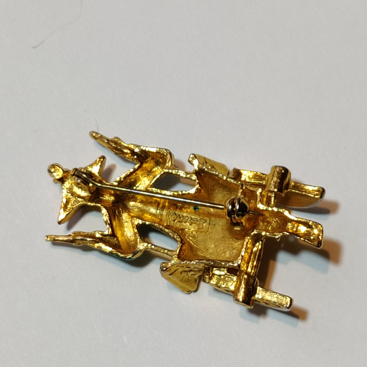 Vintage Rickshaw Brooch