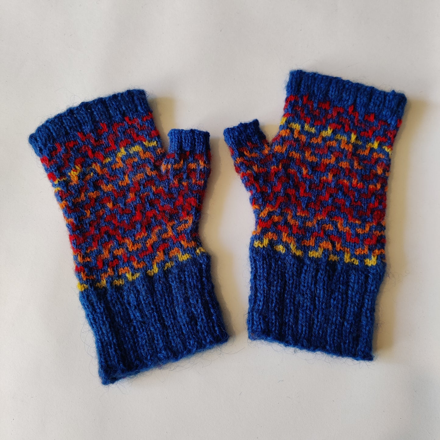 Hand-knitted Fingerless Gloves
