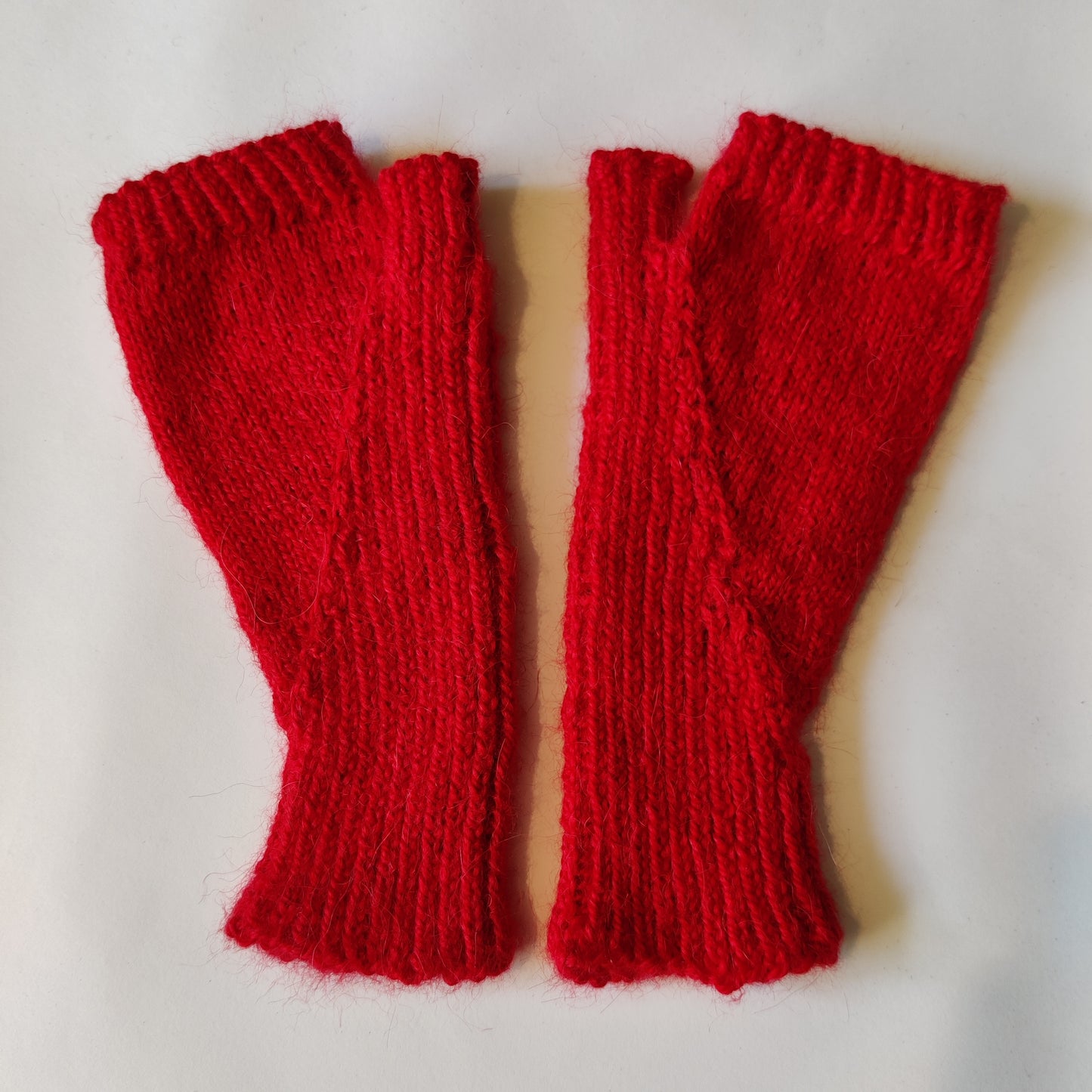 Hand-knitted Fingerless Gloves