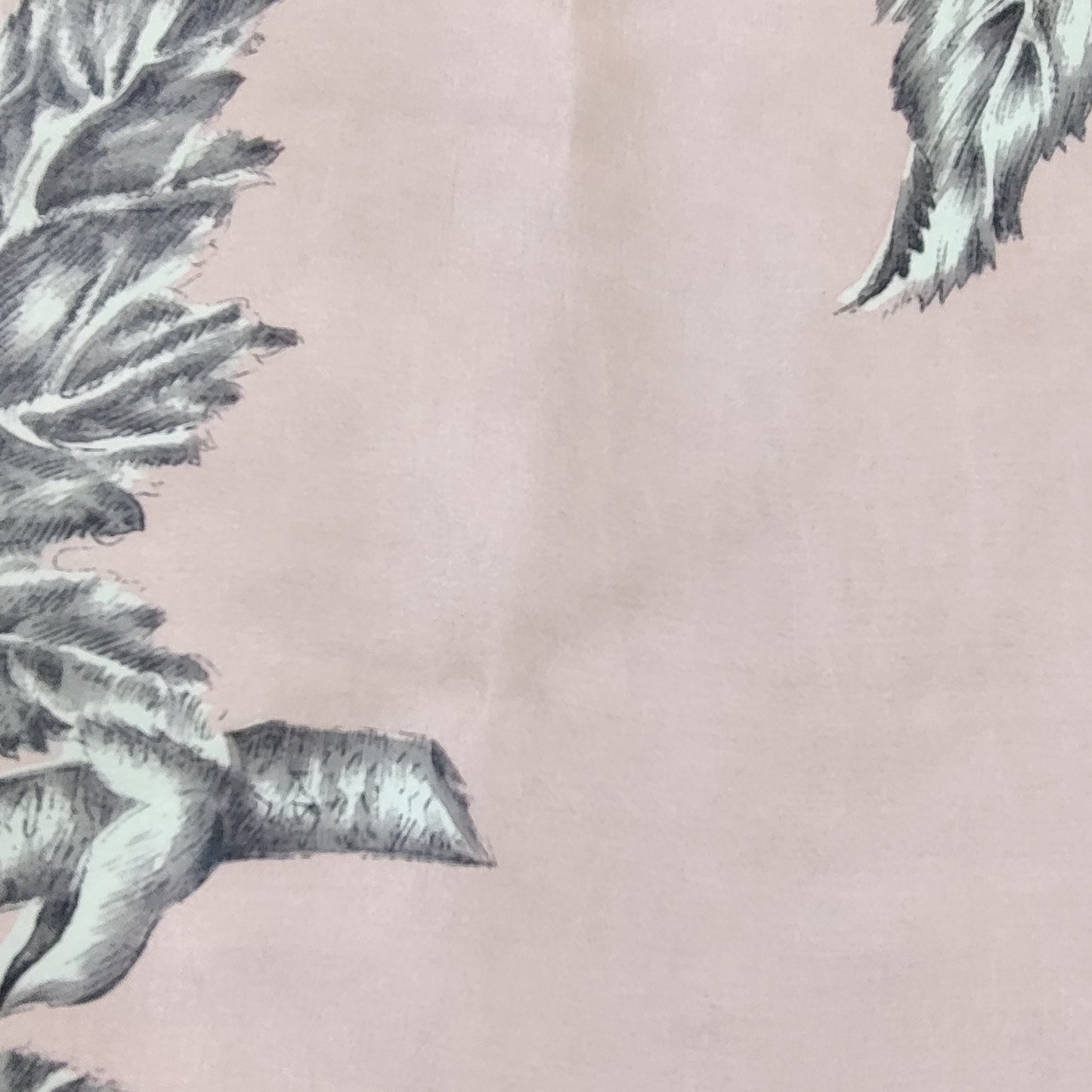 Vintage Floral Silk Scarf