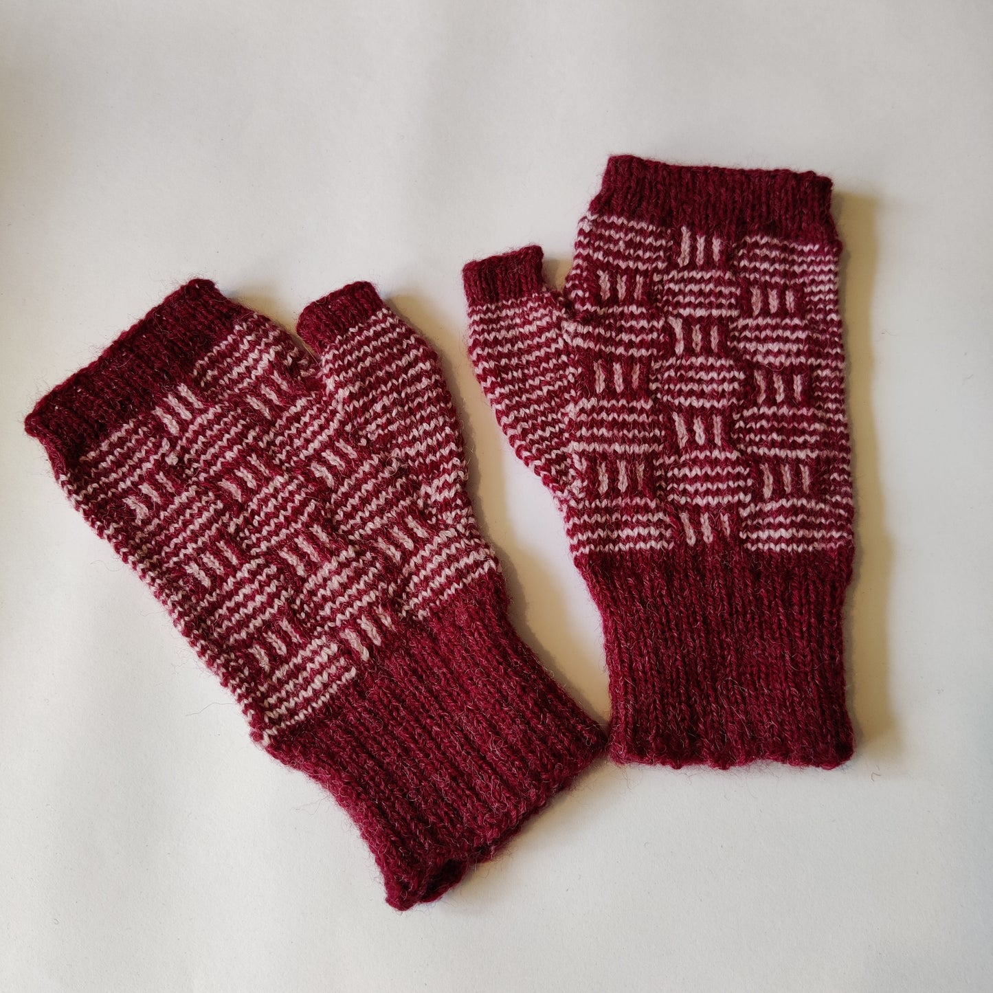 Hand-knitted Fingerless Gloves