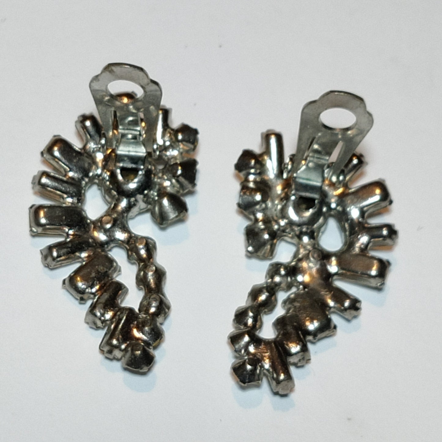 1960s Statement Diamante Earrings