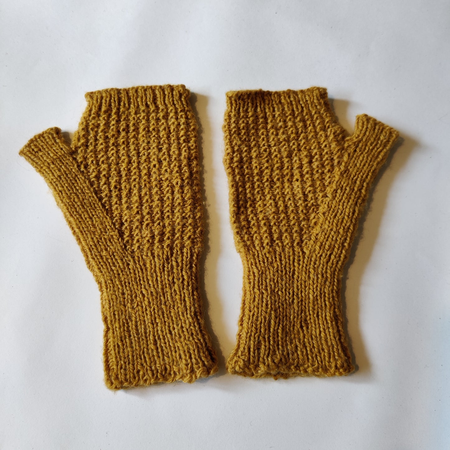 Hand-knitted Fingerless Gloves