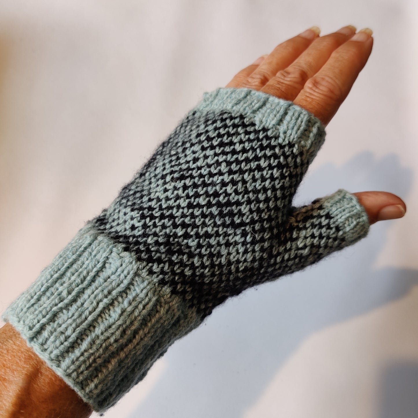 Hand-knitted Fingerless Gloves