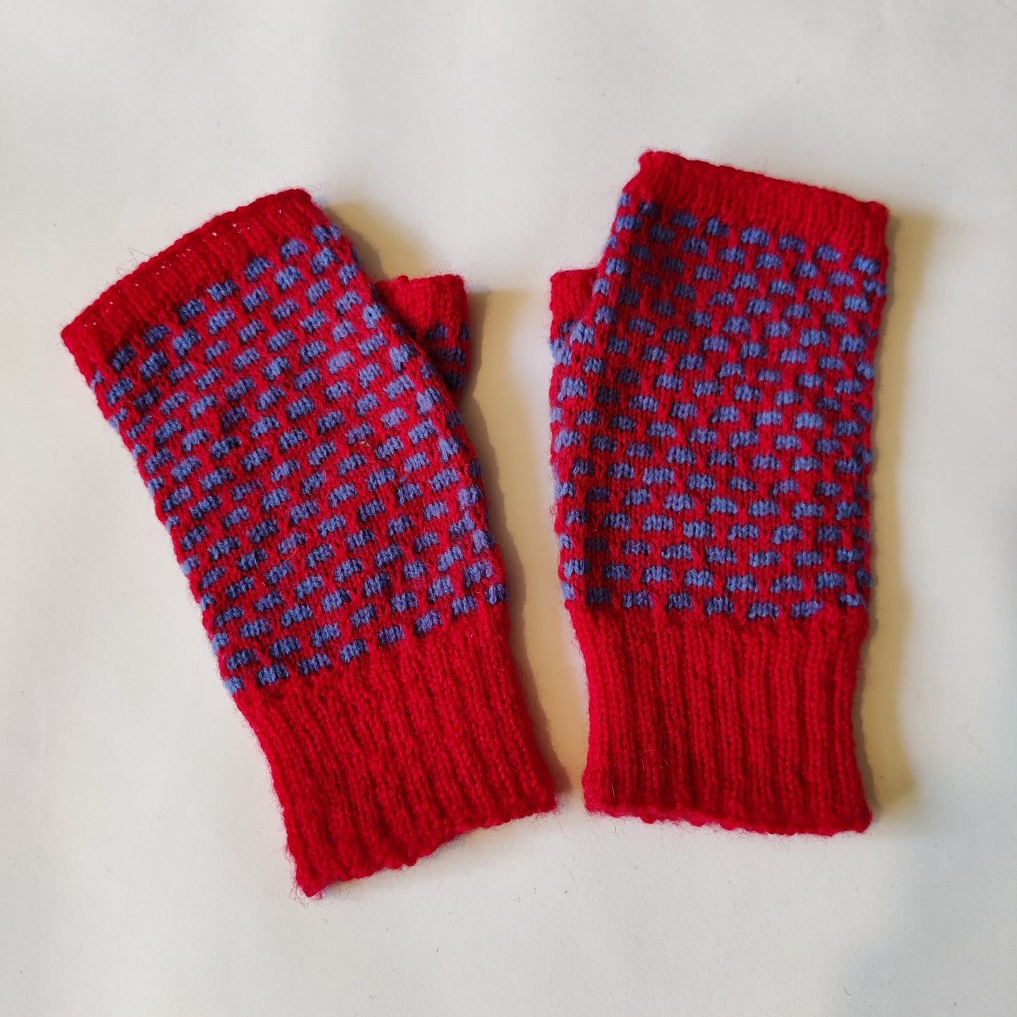 Hand-knitted Fingerless Gloves