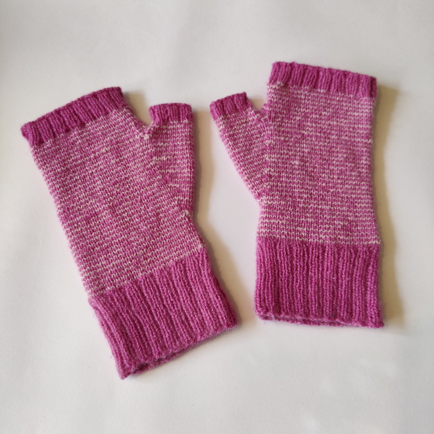 Hand-knitted Fingerless Gloves