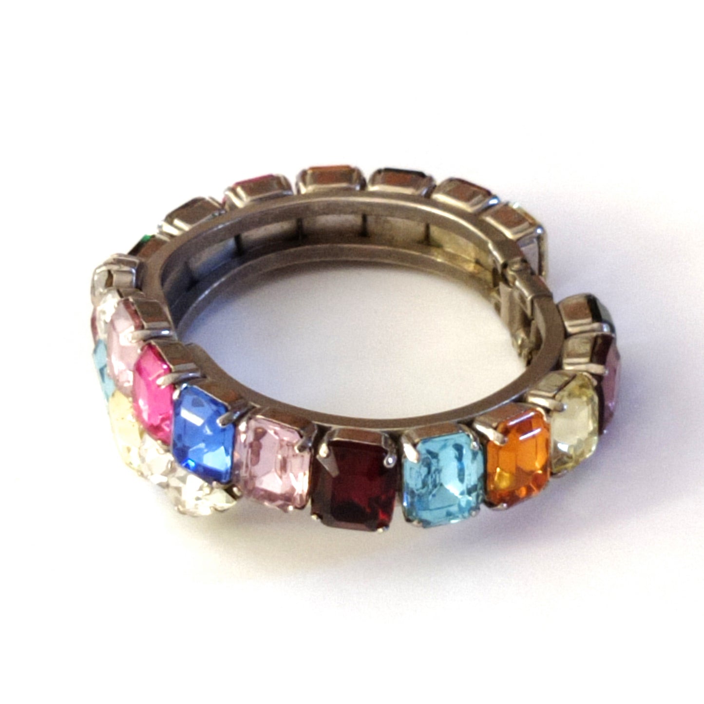 Multicoloured Rhinestone Bangle