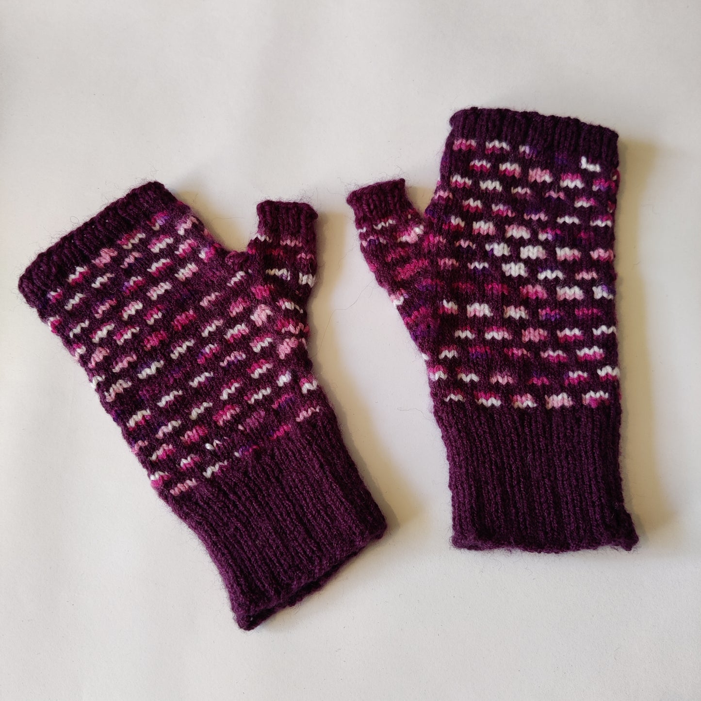 Hand-knitted Fingerless Gloves