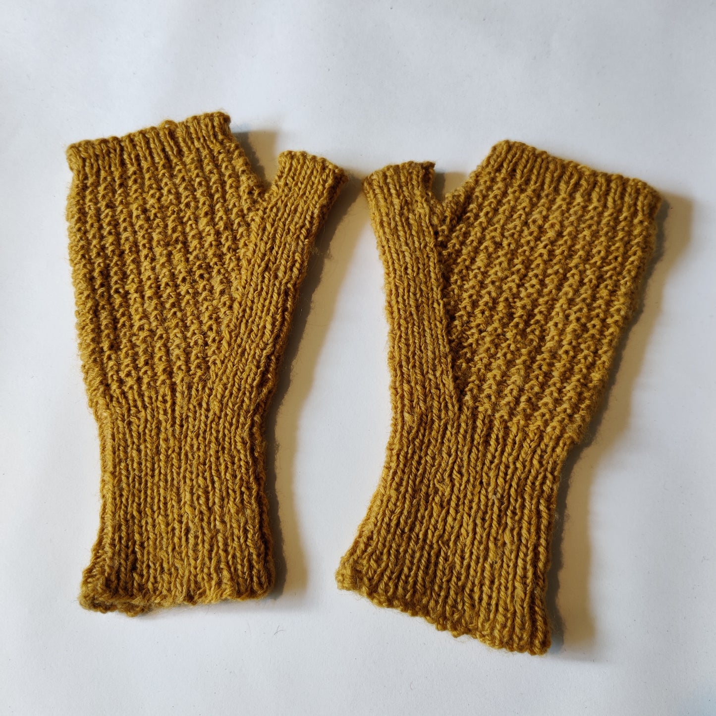 Hand-knitted Fingerless Gloves