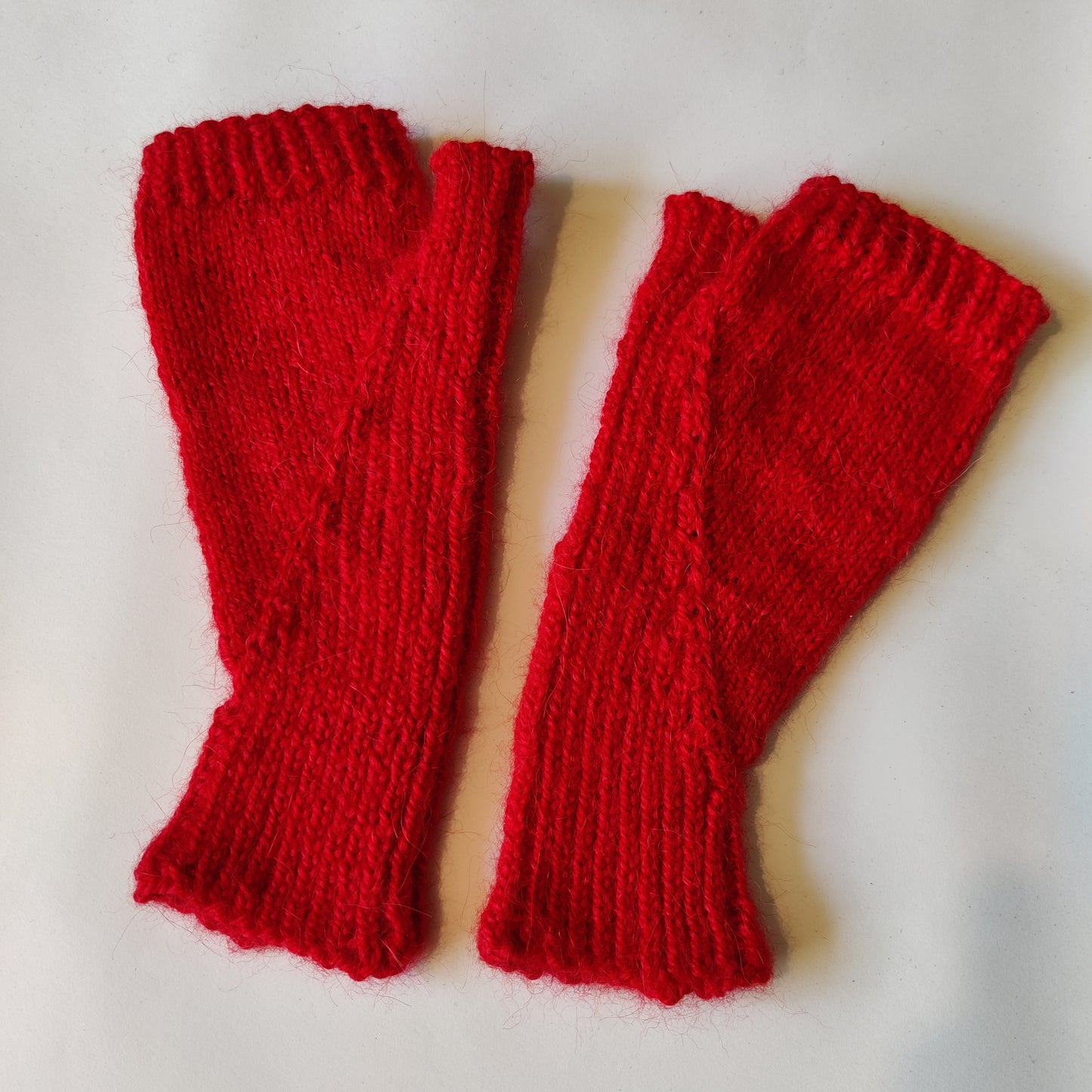 Hand-knitted Fingerless Gloves