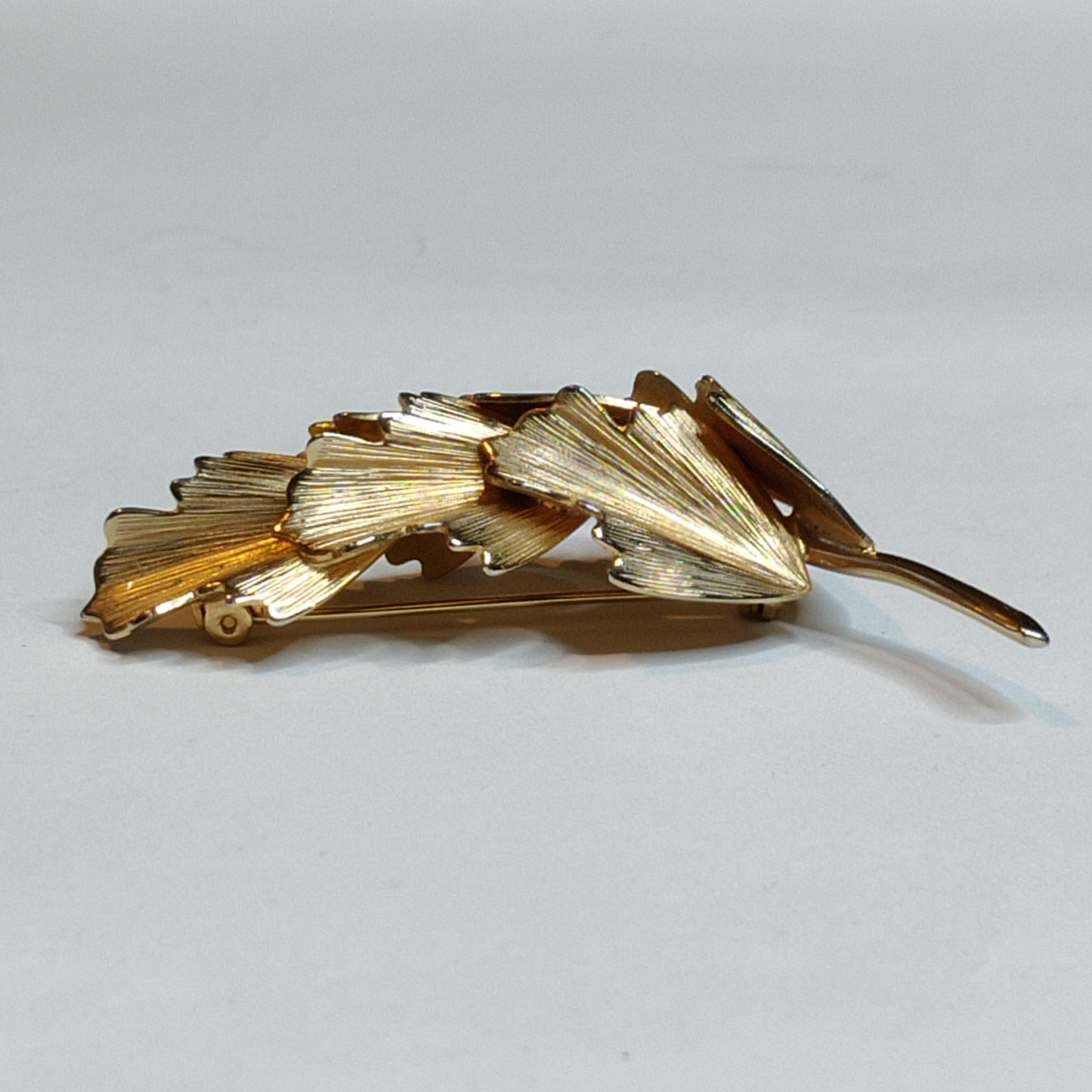1960s Leaf Brooch