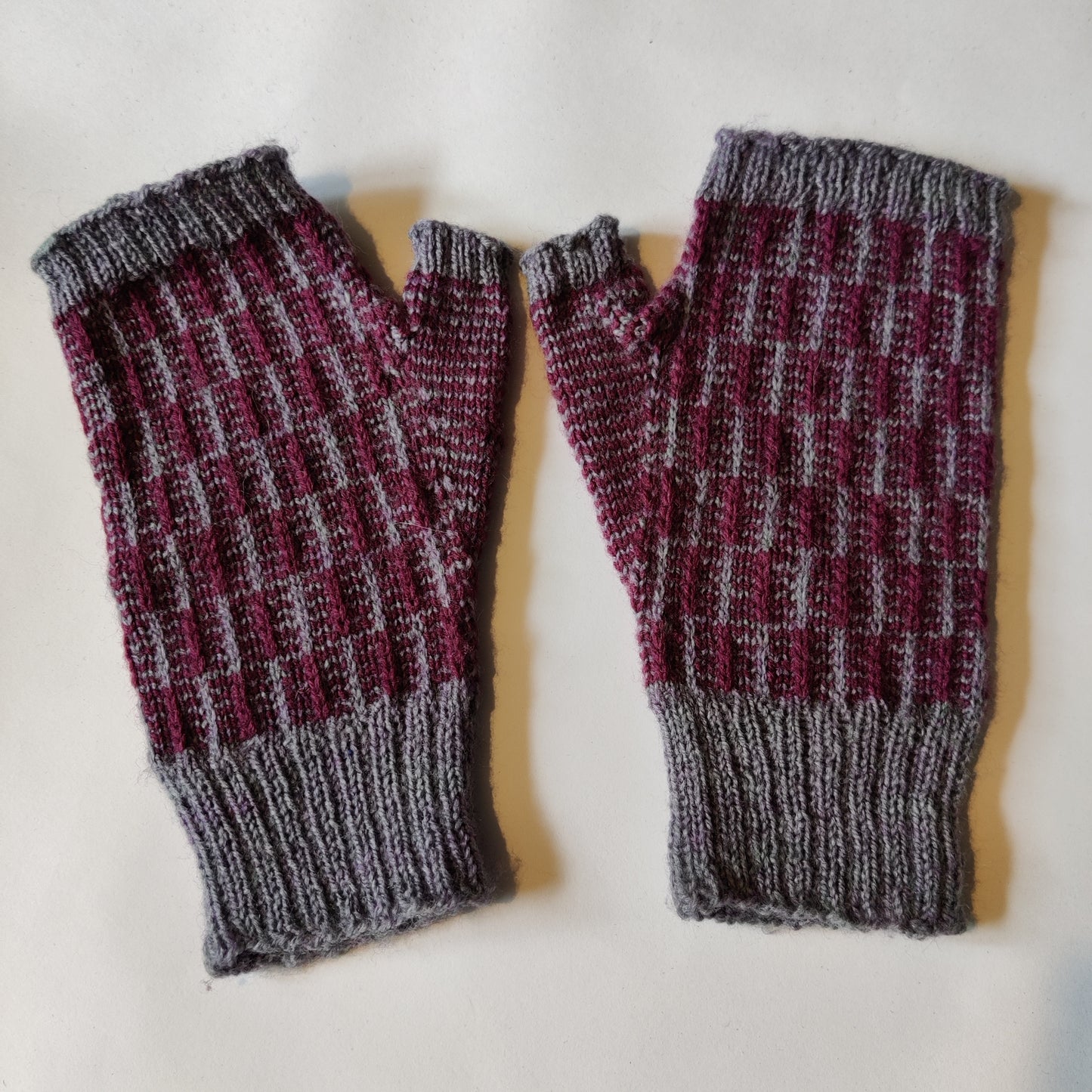Hand-knitted Fingerless Gloves