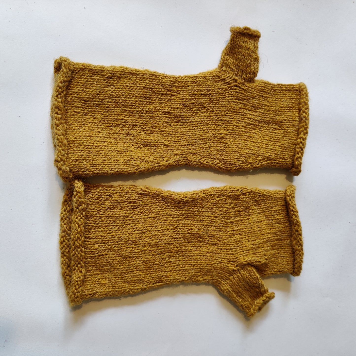 Hand-knitted Fingerless Gloves
