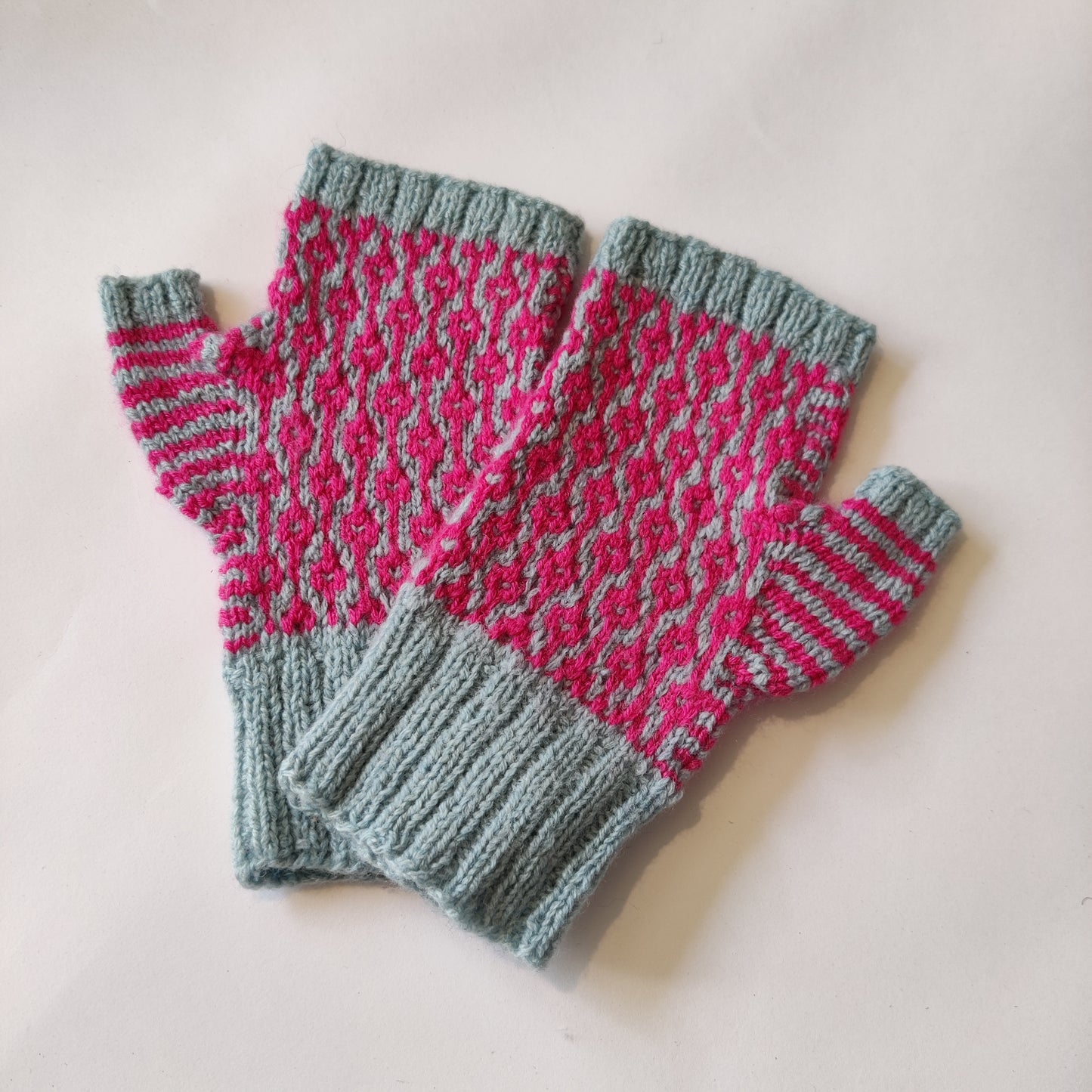 Hand-knitted Fingerless Gloves