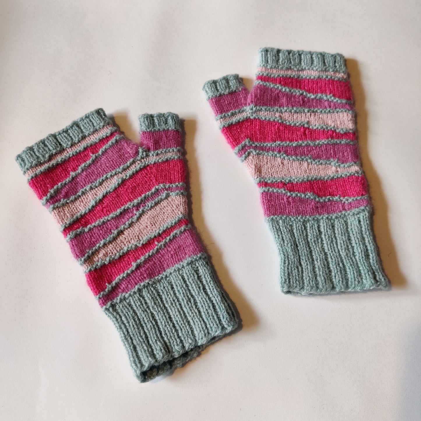Hand-knitted Fingerless Gloves