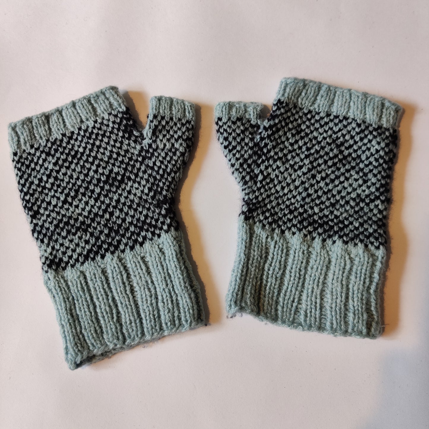 Hand-knitted Fingerless Gloves