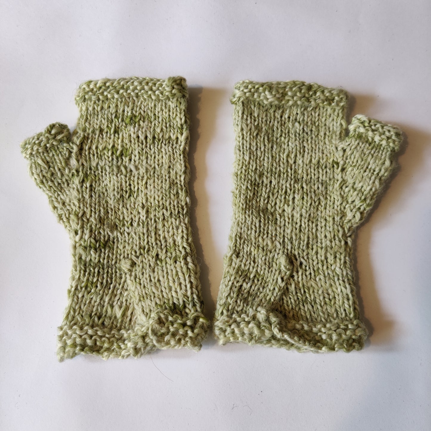 Hand-knitted Fingerless Gloves