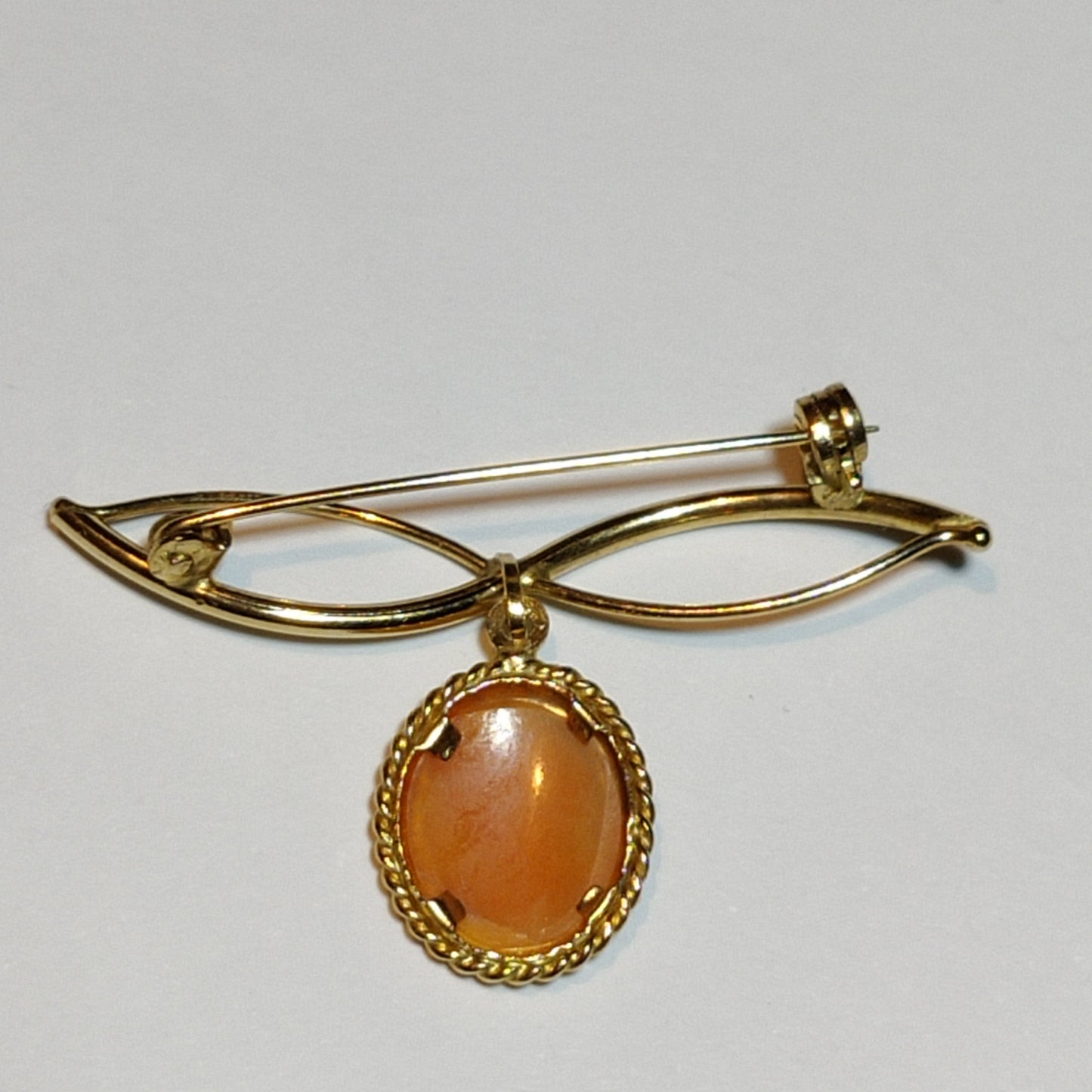 Vintage 9ct Gold Cameo Brooch