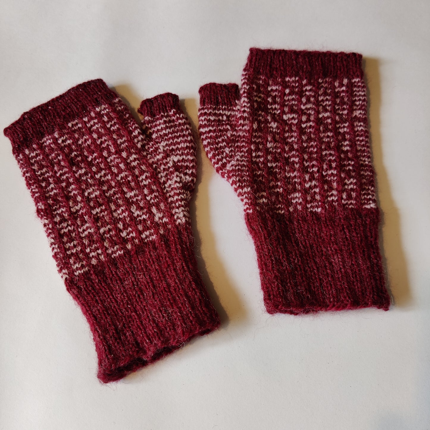 Hand-knitted Fingerless Gloves