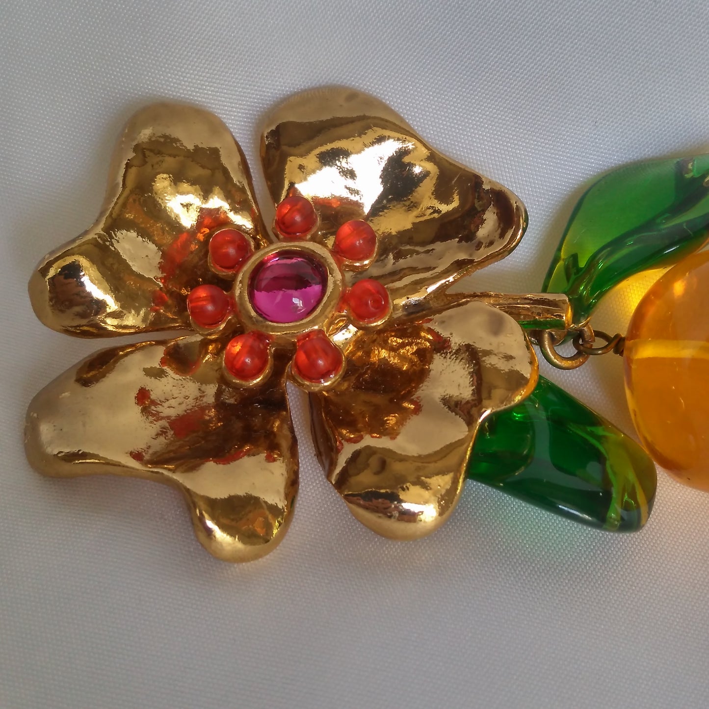 Statement Floral Brooch