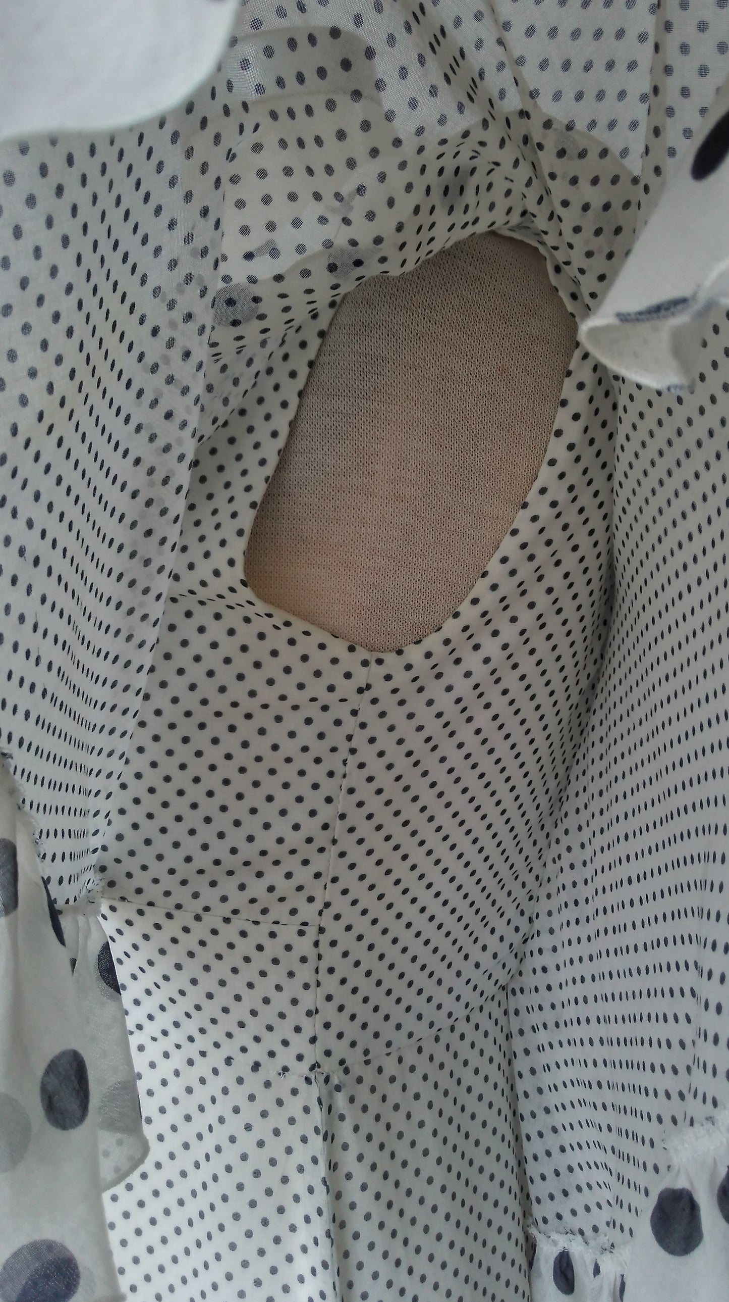 Polka Dot Maxi Dress 1970s