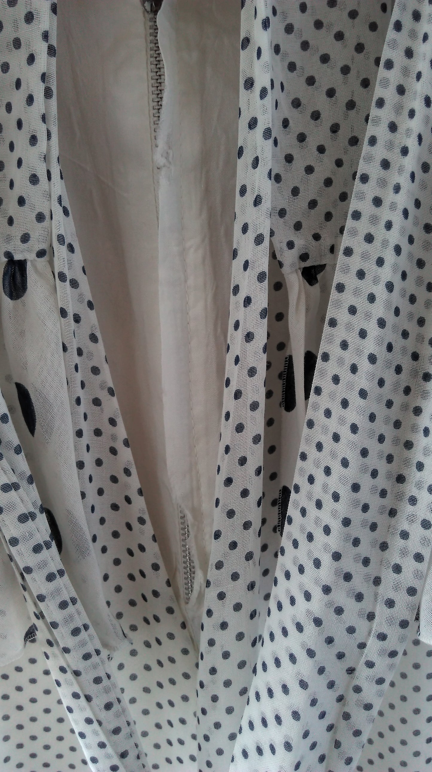 Polka Dot Maxi Dress 1970s