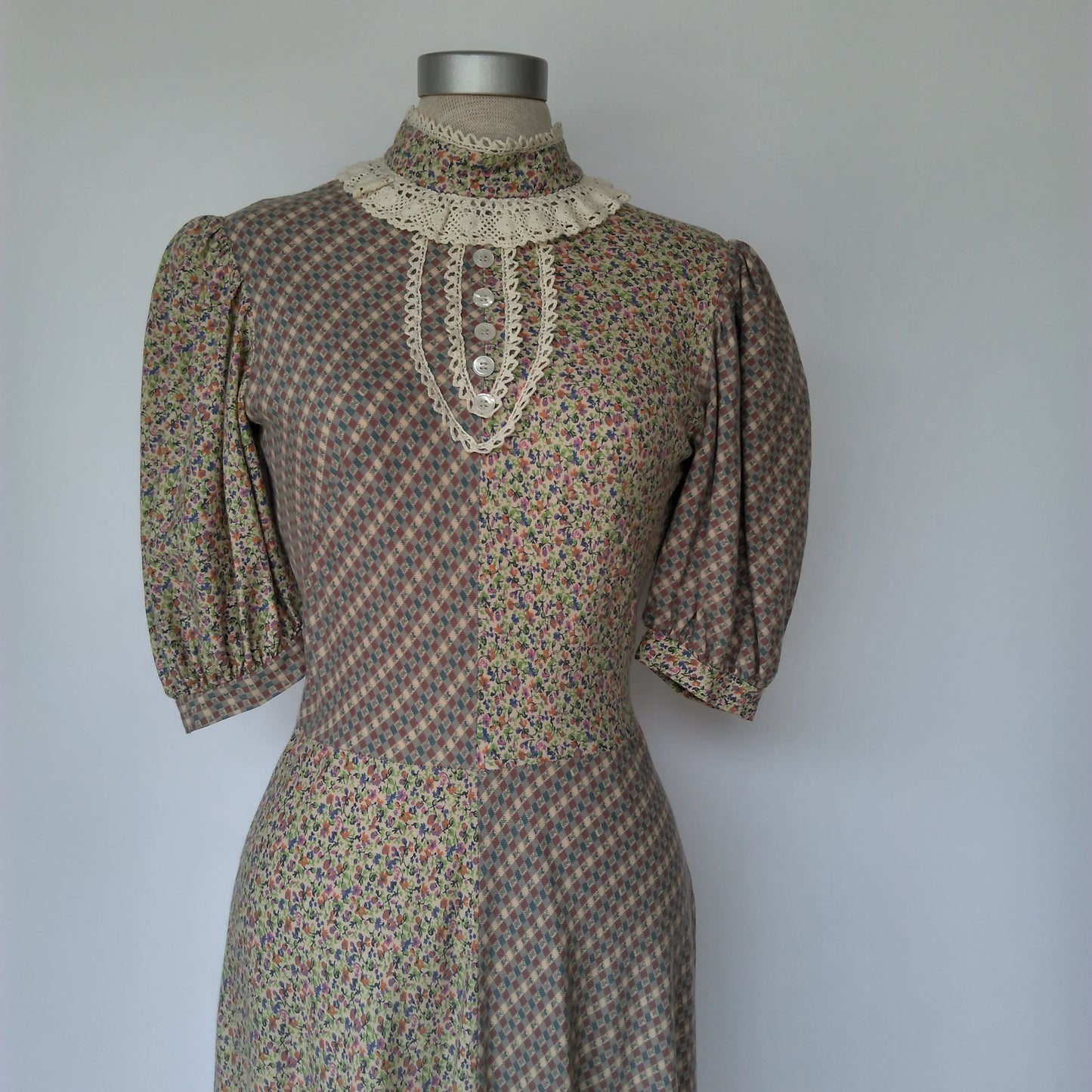 Boho Prarie dress 1970s