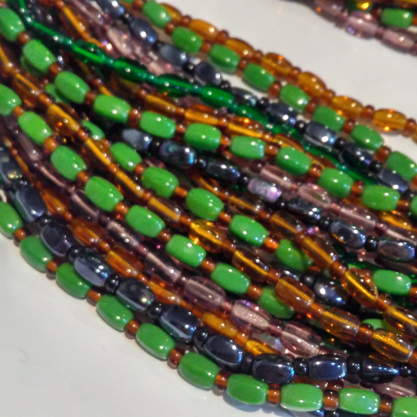 1970s Glass Beaded Necklace